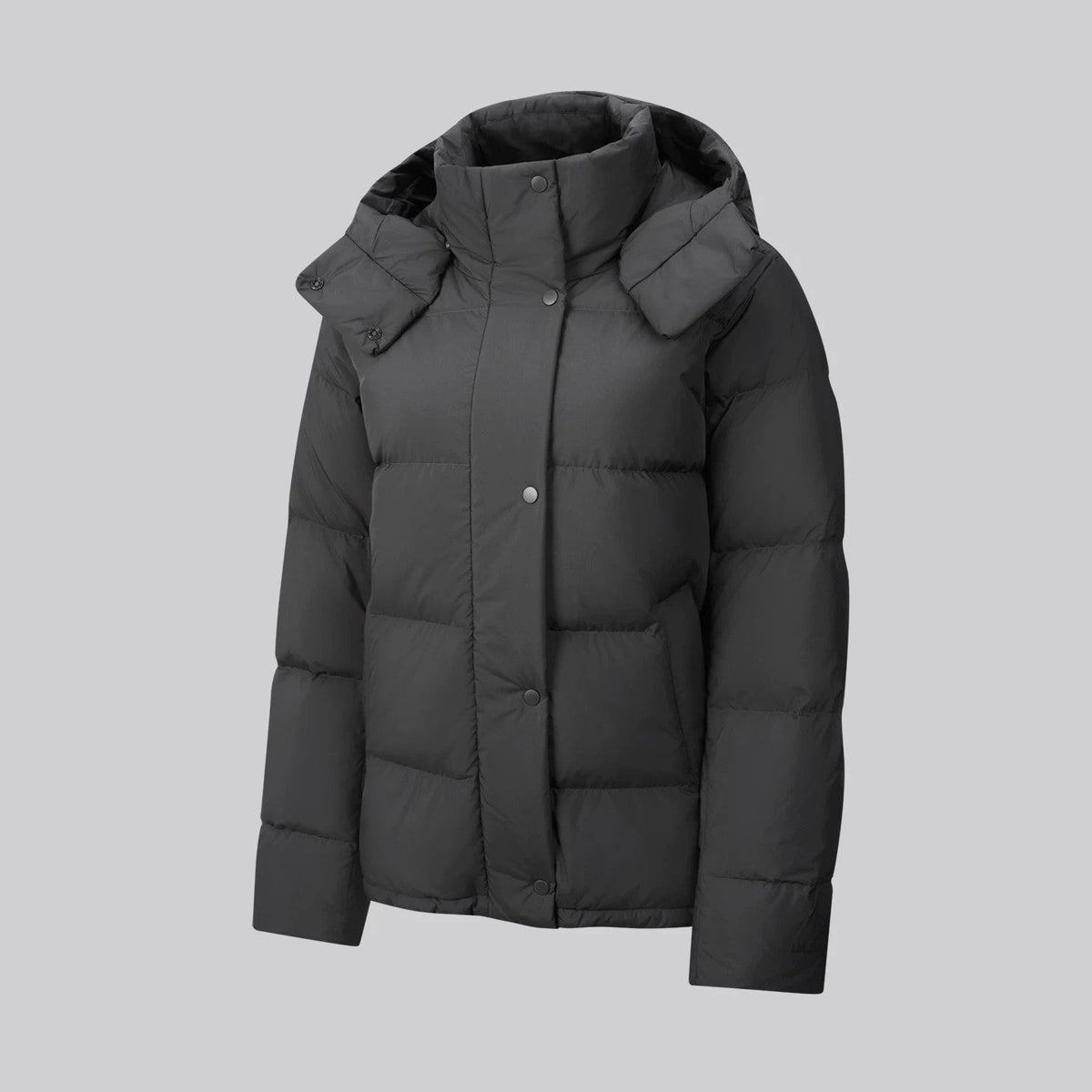 Lululemon SoftMatte Cropped Goose Down Puffer Jacket with Detachable Hood