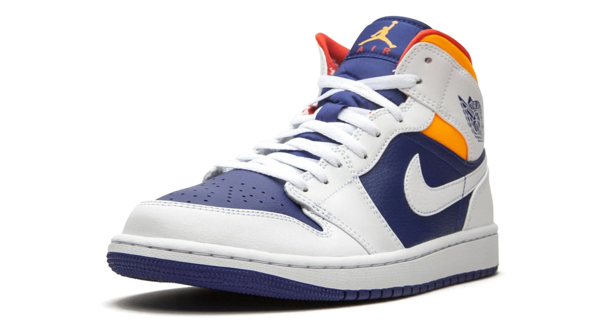 Air Jordan 1 Mid "Royal Blue/Laser Orange"