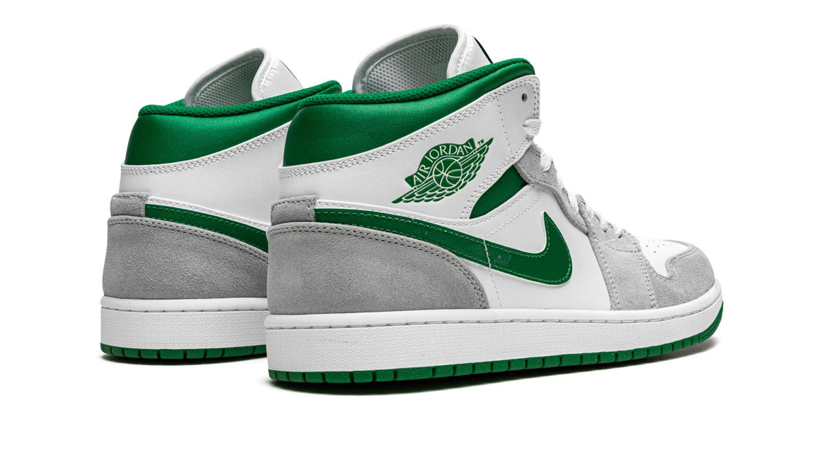 Air Jordan 1 Mid SE "Grey/Pine Green/White"