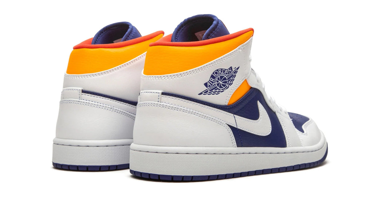 Air Jordan 1 Mid "Royal Blue/Laser Orange"