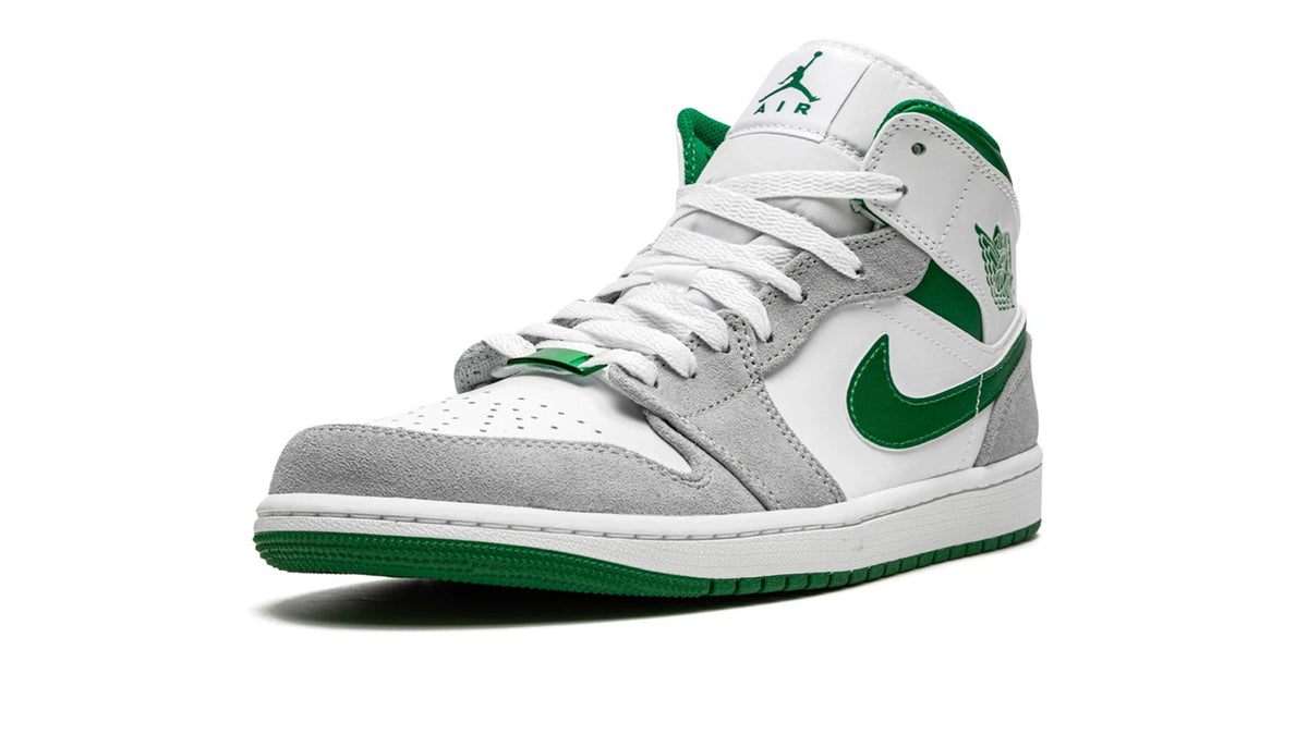 Air Jordan 1 Mid SE "Grey/Pine Green/White"