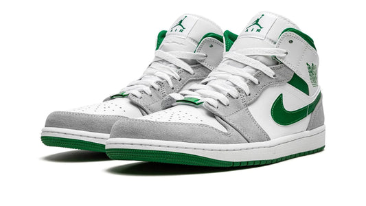 Air Jordan 1 Mid SE "Grey/Pine Green/White"