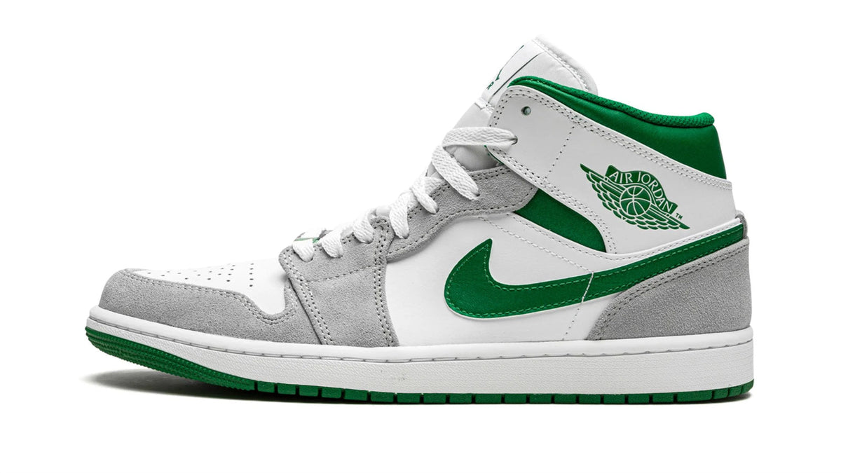 Air Jordan 1 Mid SE "Grey/Pine Green/White"