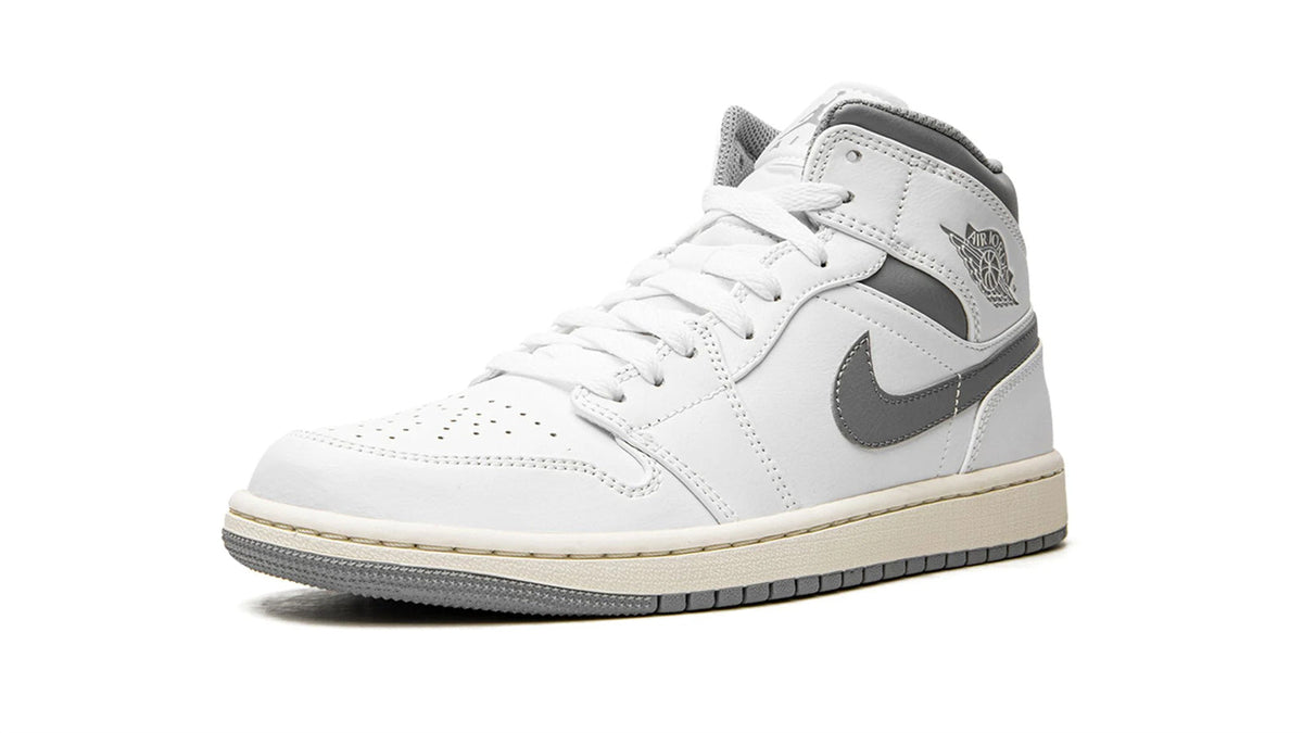 Air Jordan 1 Mid "White/Stealth Grey"