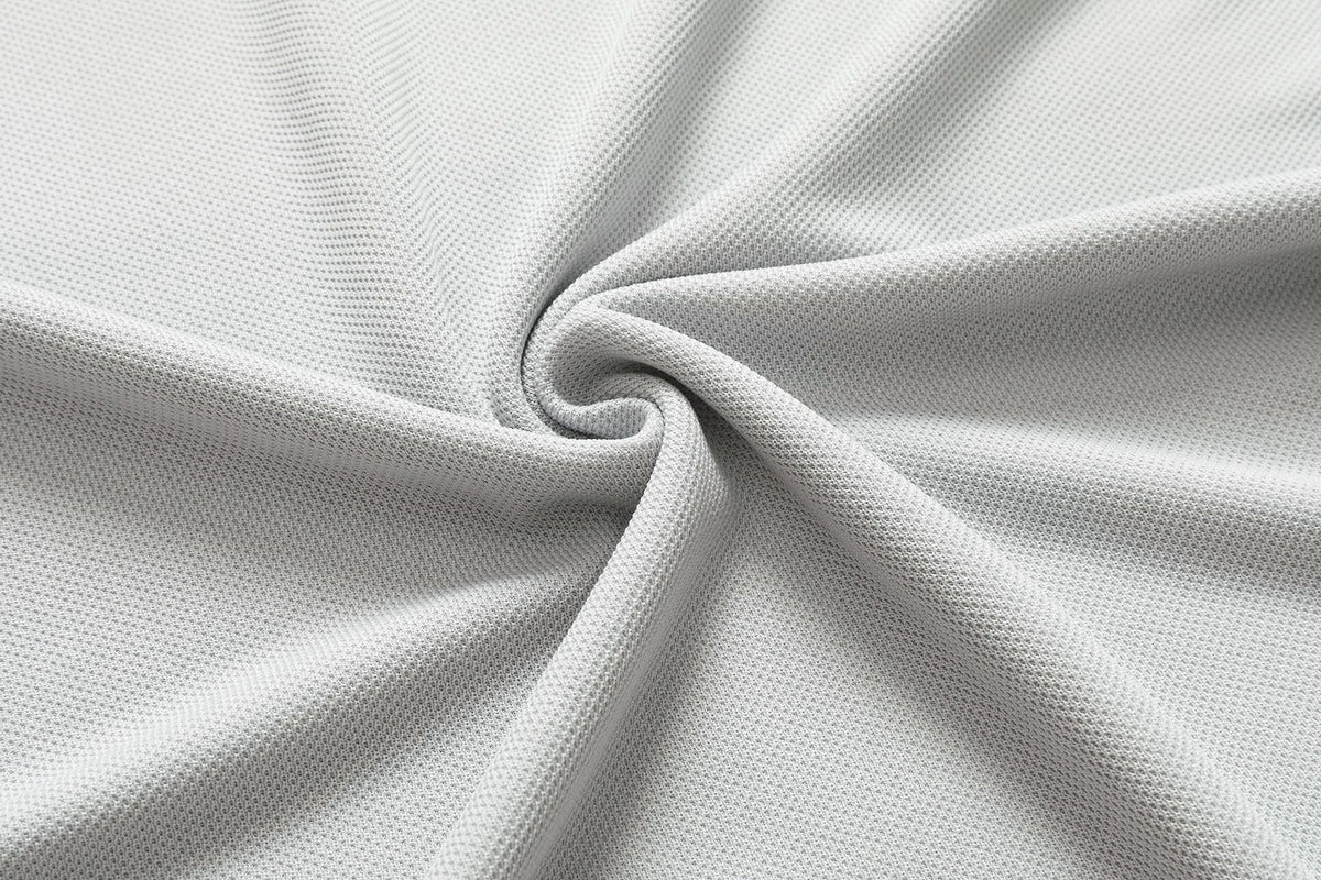 Men's Light Gray Short Sleeve Polo
