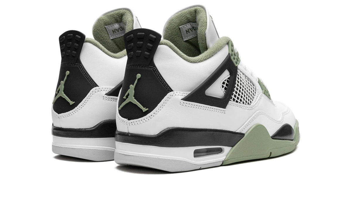 Air Jordan 4 Retro WMNS "Seafoam / Oil Green"