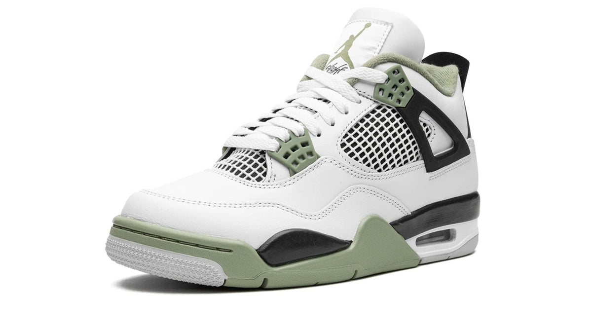 Air Jordan 4 Retro WMNS "Seafoam / Oil Green"