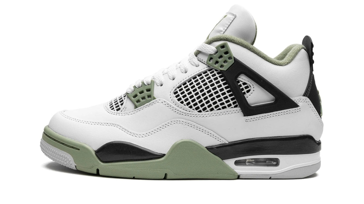 Air Jordan 4 Retro WMNS "Seafoam / Oil Green"