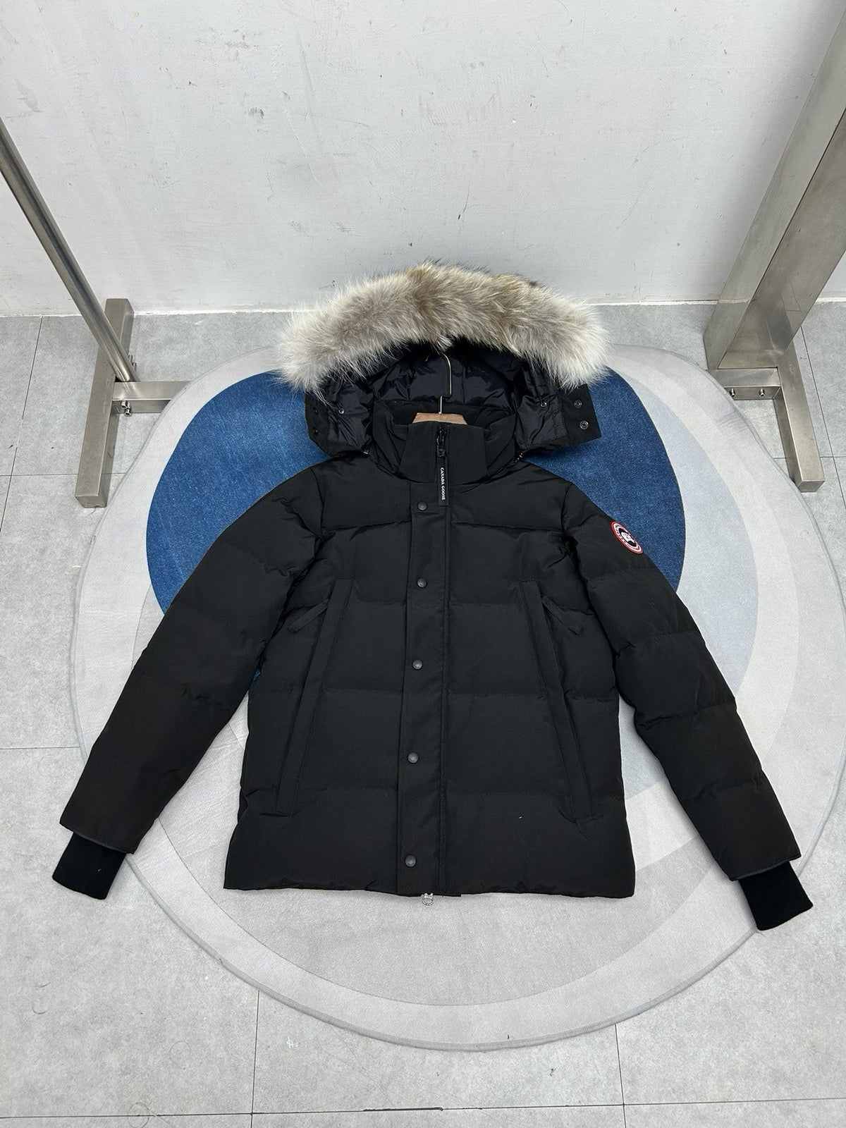 Canada Goose 2048M Hooded Down Jacket – Graphite Grey