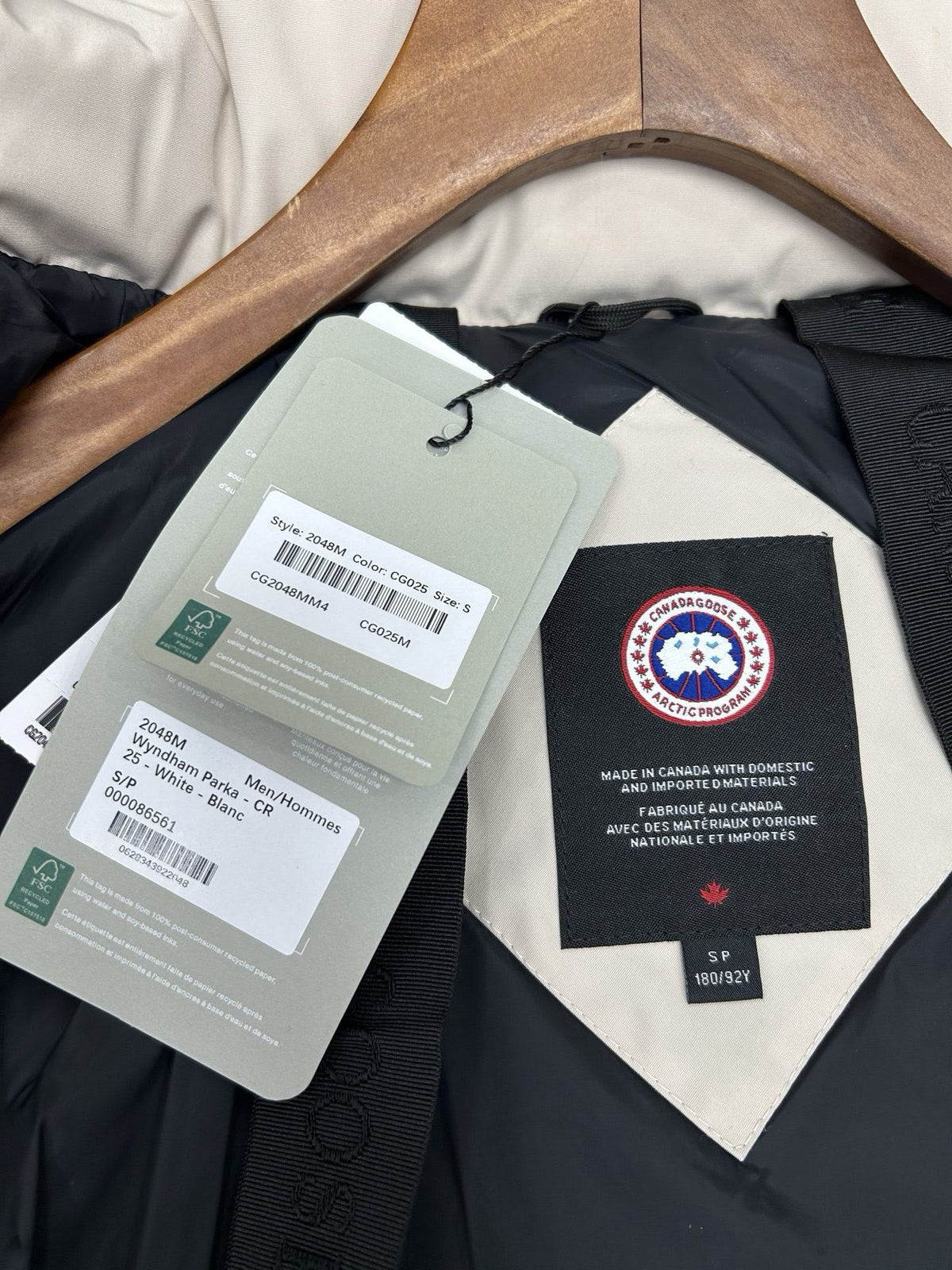 Canada Goose 2048M Hooded Down Jacket – Graphite Grey