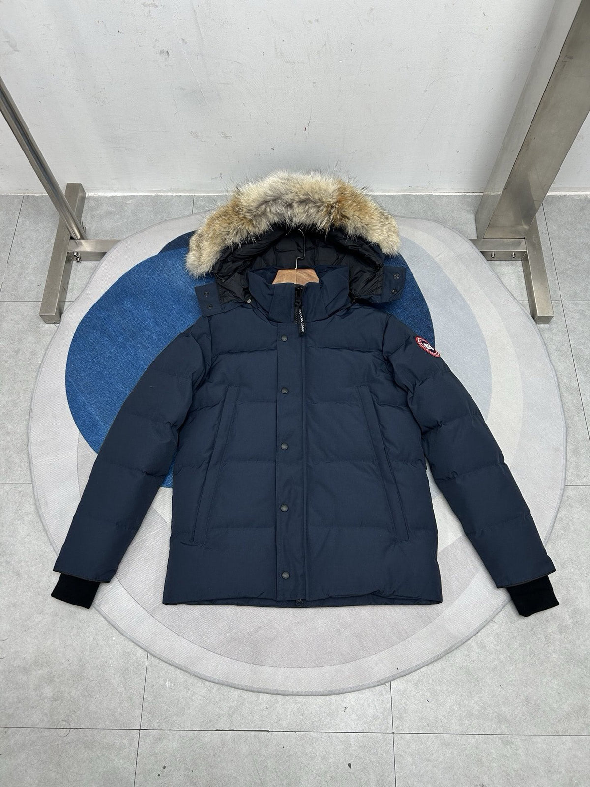 Canada Goose 2048M Hooded Down Jacket – Graphite Grey
