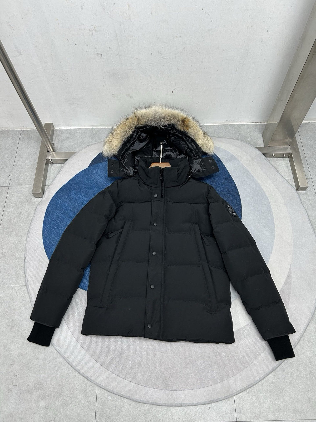 Canada Goose 2048M Hooded Down Jacket – Graphite Grey