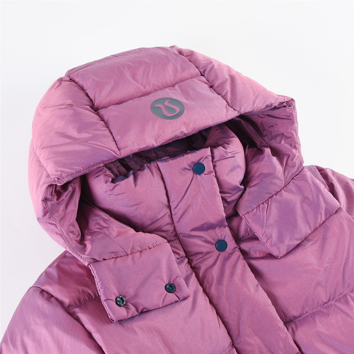 Lululemon Wunder Puff Cropped Goose Down Jacket with Detachable Hood