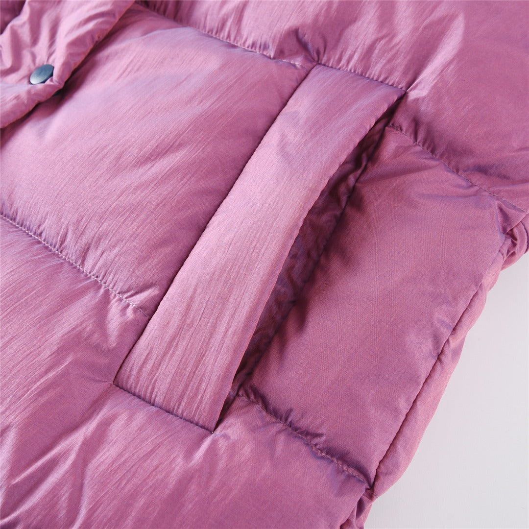 Lululemon Wunder Puff Cropped Goose Down Jacket with Detachable Hood