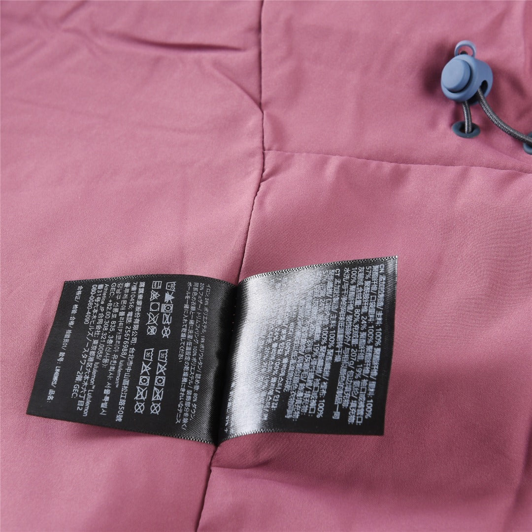 Lululemon Wunder Puff Cropped Goose Down Jacket with Detachable Hood