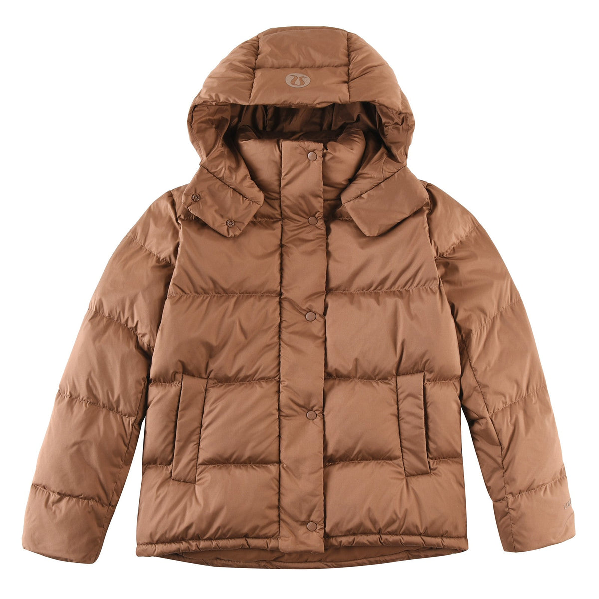 Lululemon Wunder Puff Cropped Goose Down Jacket with Detachable Hood