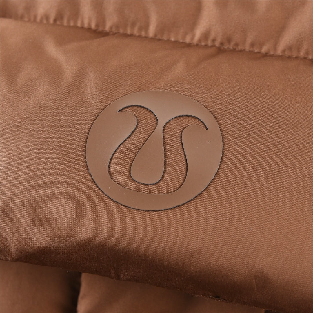 Lululemon Wunder Puff Cropped Goose Down Jacket with Detachable Hood