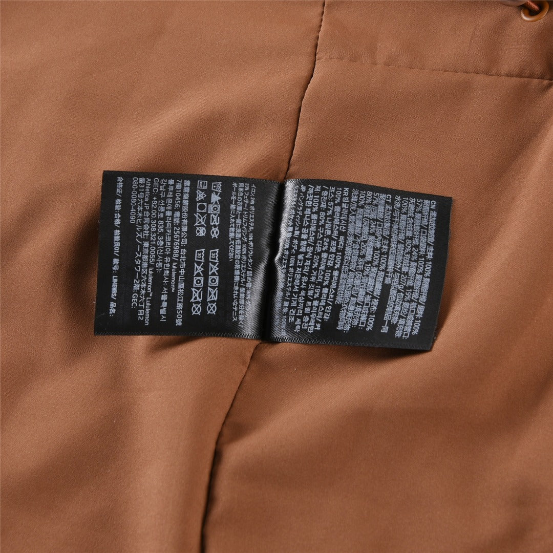 Lululemon Wunder Puff Cropped Goose Down Jacket with Detachable Hood