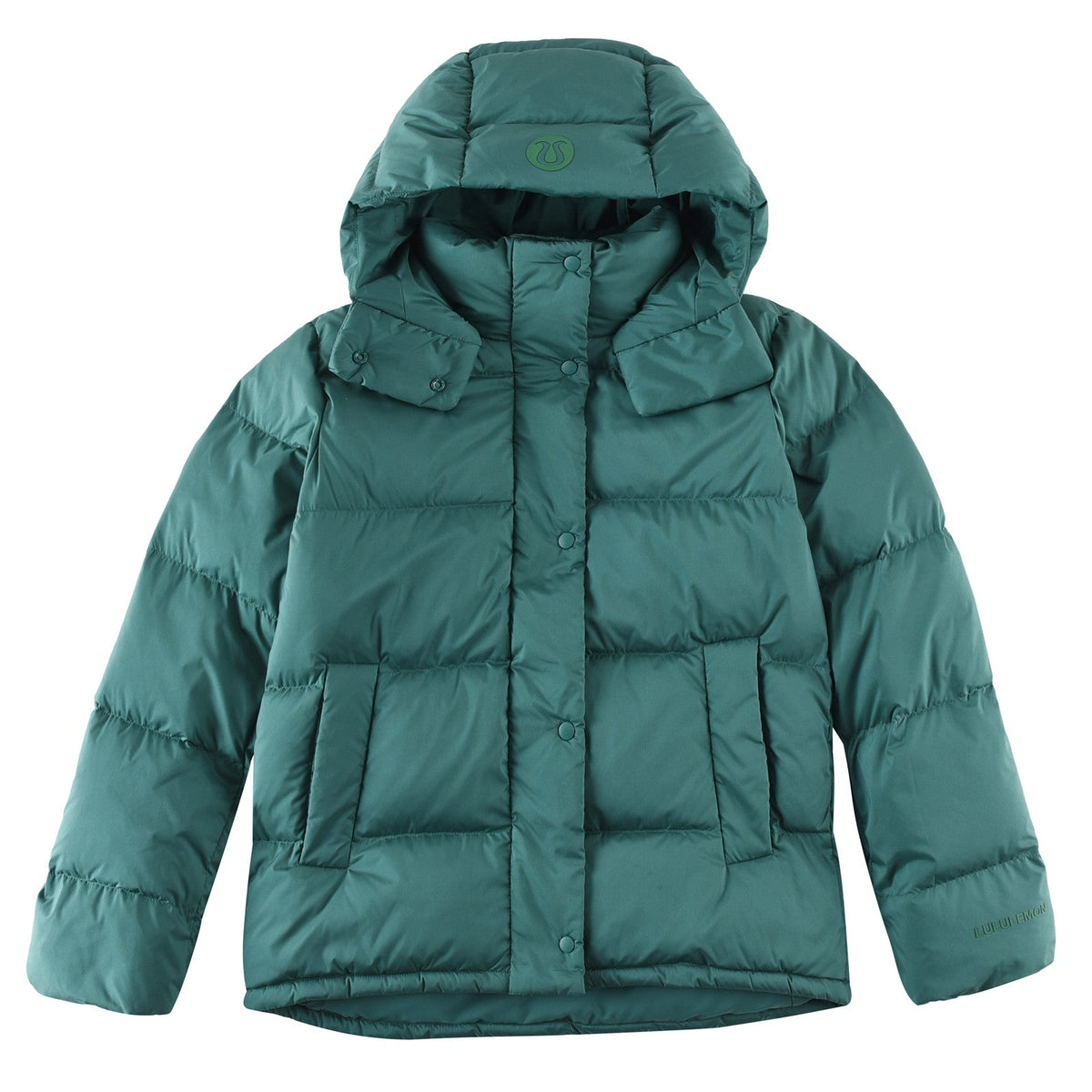 Lululemon Wunder Puff Cropped Goose Down Jacket with Detachable Hood