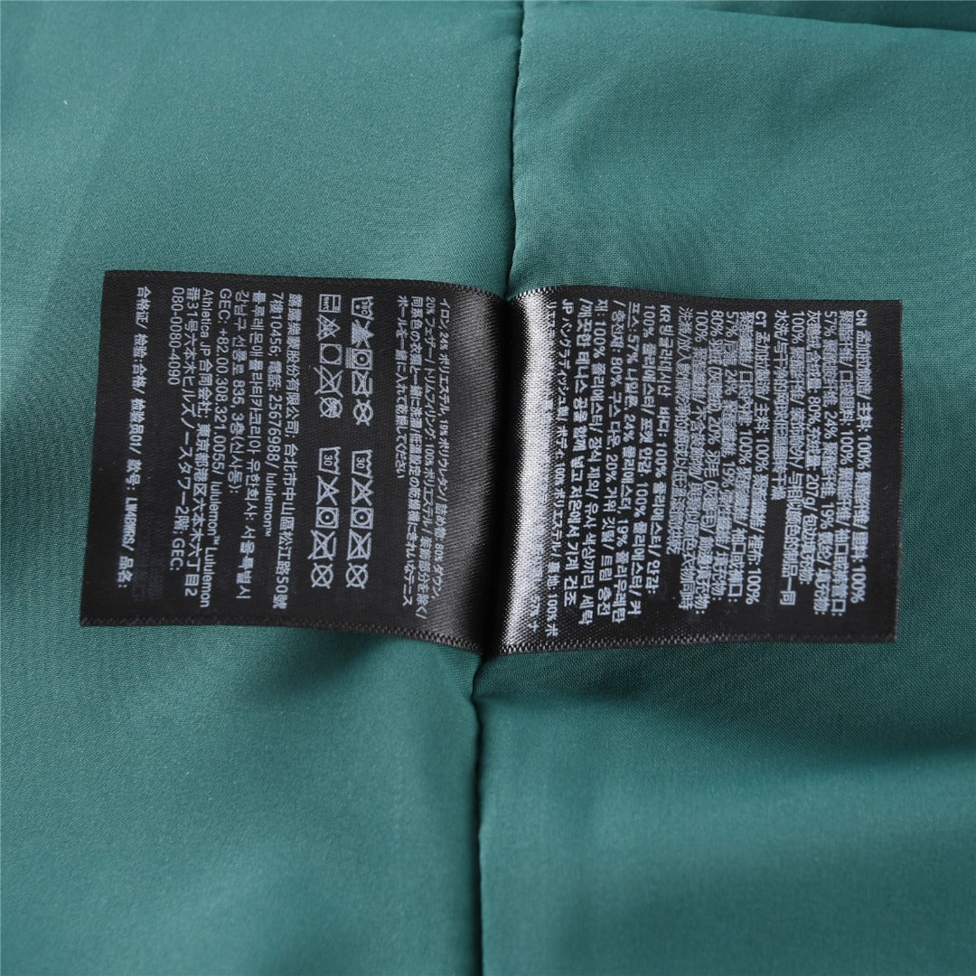 Lululemon Wunder Puff Cropped Goose Down Jacket with Detachable Hood