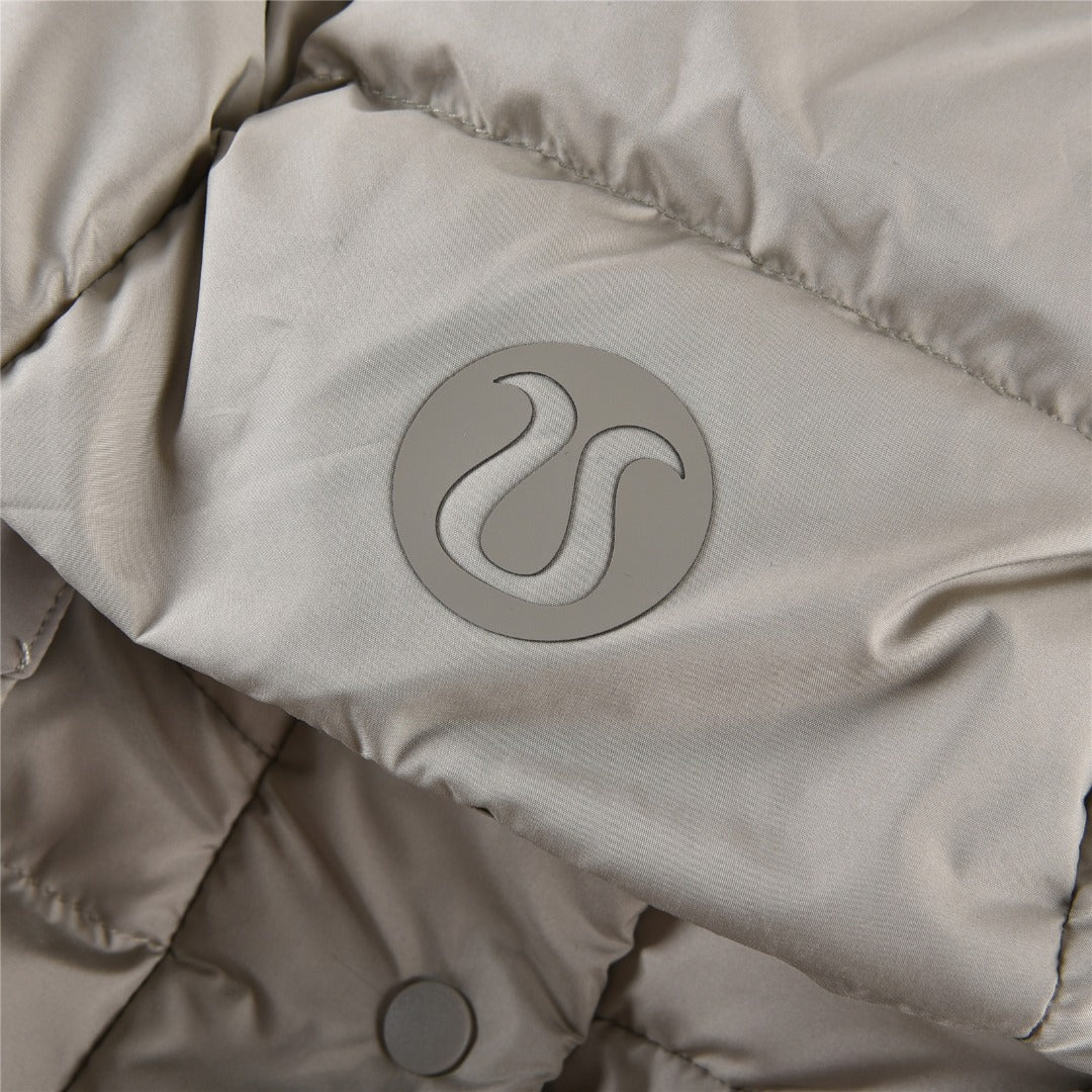 Lululemon Snow Warrior Long Goose Down Jacket with Detachable Hood