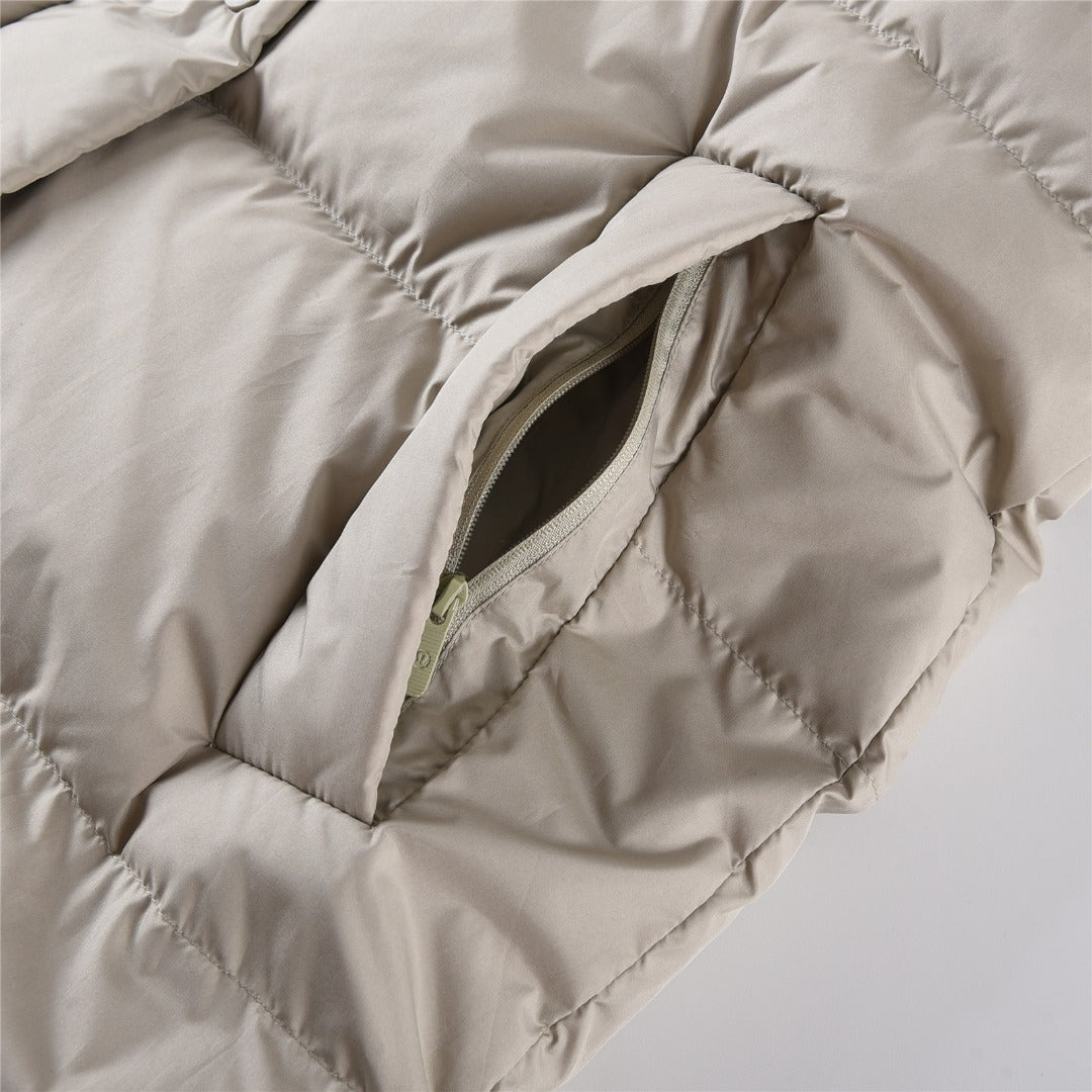 Lululemon Snow Warrior Long Goose Down Jacket with Detachable Hood