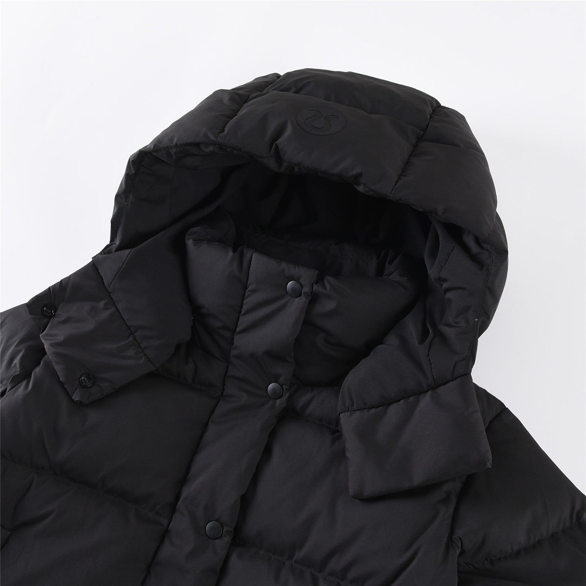 Lululemon SoftMatte Cropped Goose Down Puffer Jacket with Detachable Hood