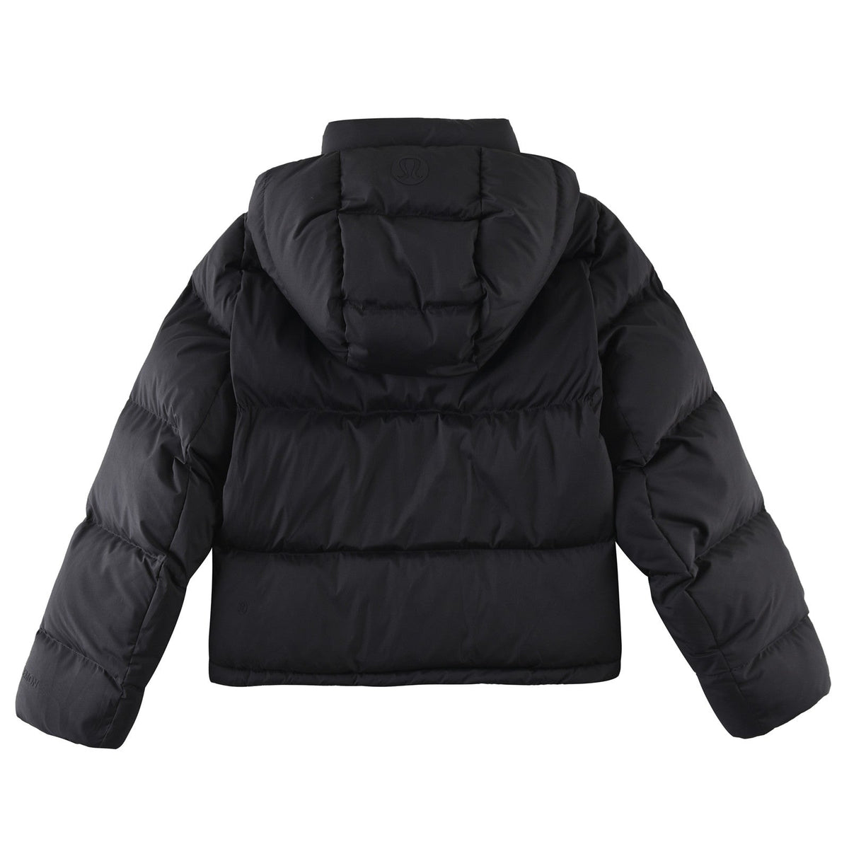 Lululemon SoftMatte Cropped Goose Down Puffer Jacket with Detachable Hood