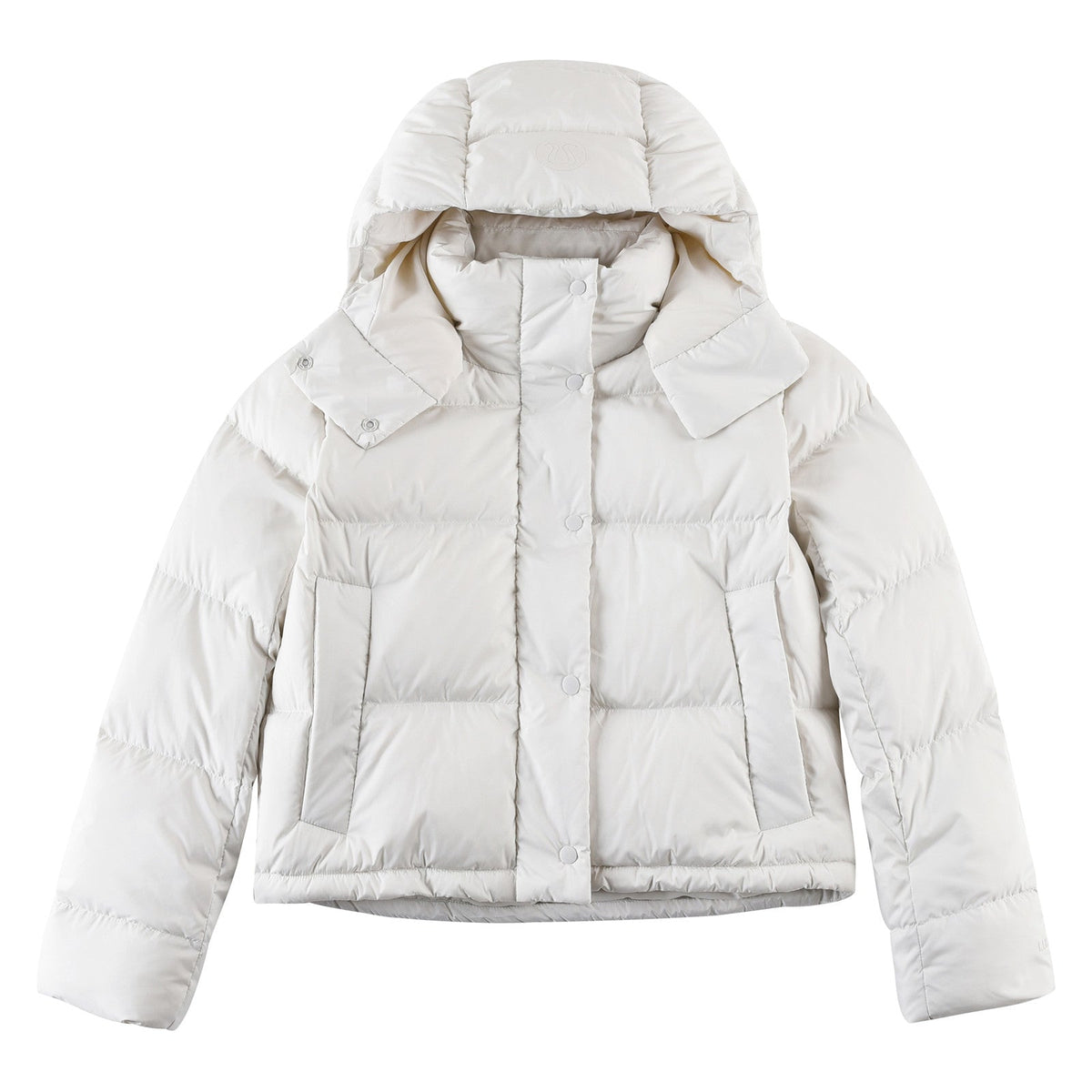 Lululemon SoftMatte Cropped Goose Down Puffer Jacket with Detachable Hood