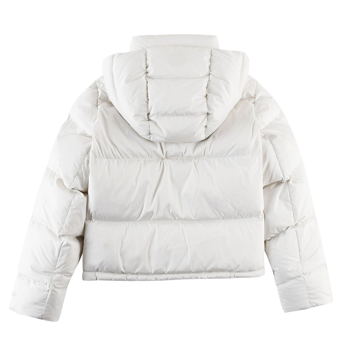 Lululemon SoftMatte Cropped Goose Down Puffer Jacket with Detachable Hood